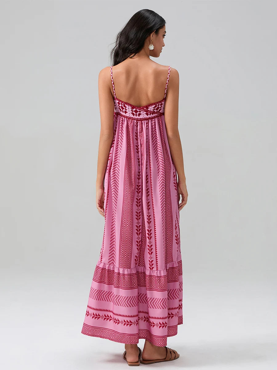 Women Sleeveless Flowy Dress