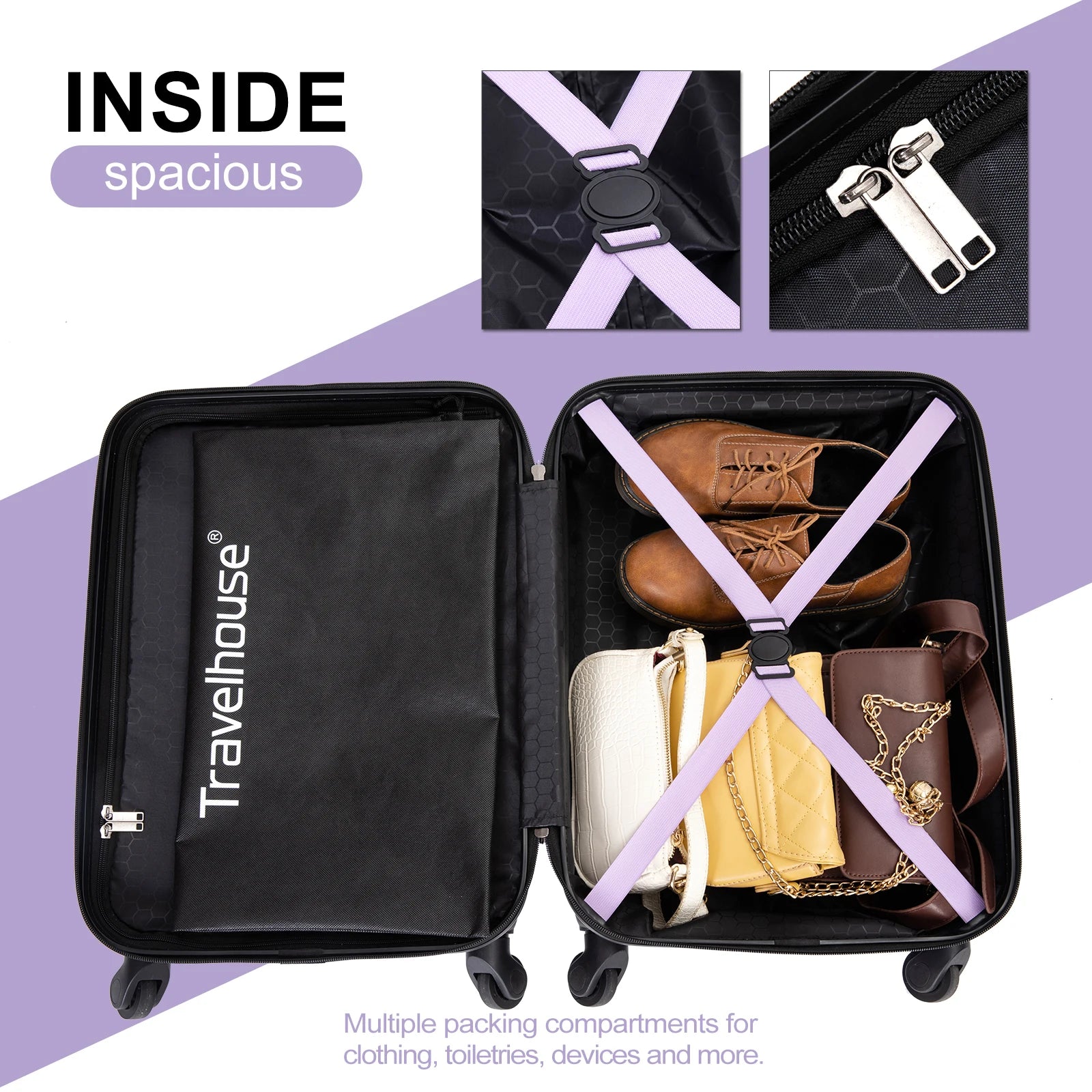 20 inch Lightweight Carry on Luggage
