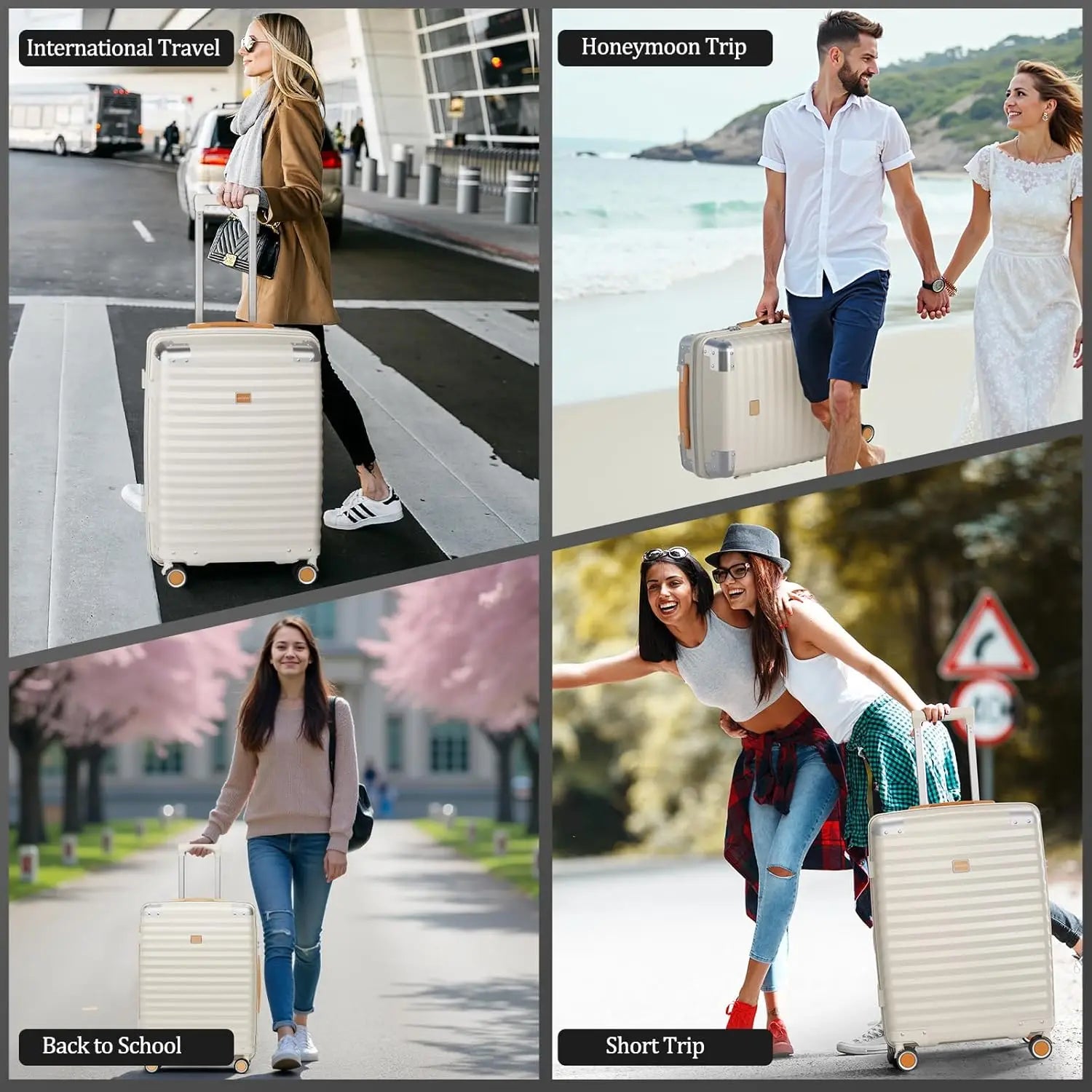 Hard Shell Suitcase Set