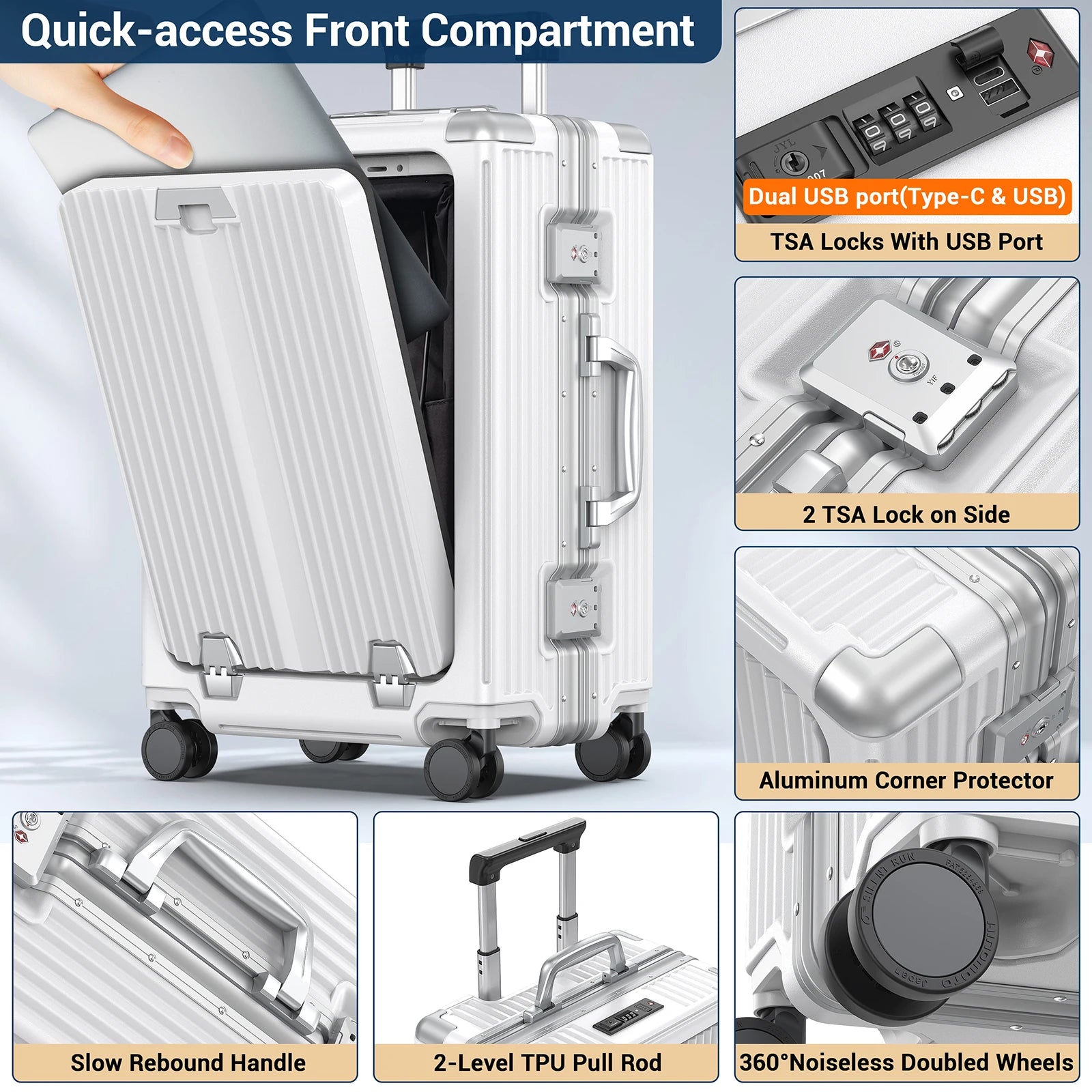 22 inch Carry On Luggage