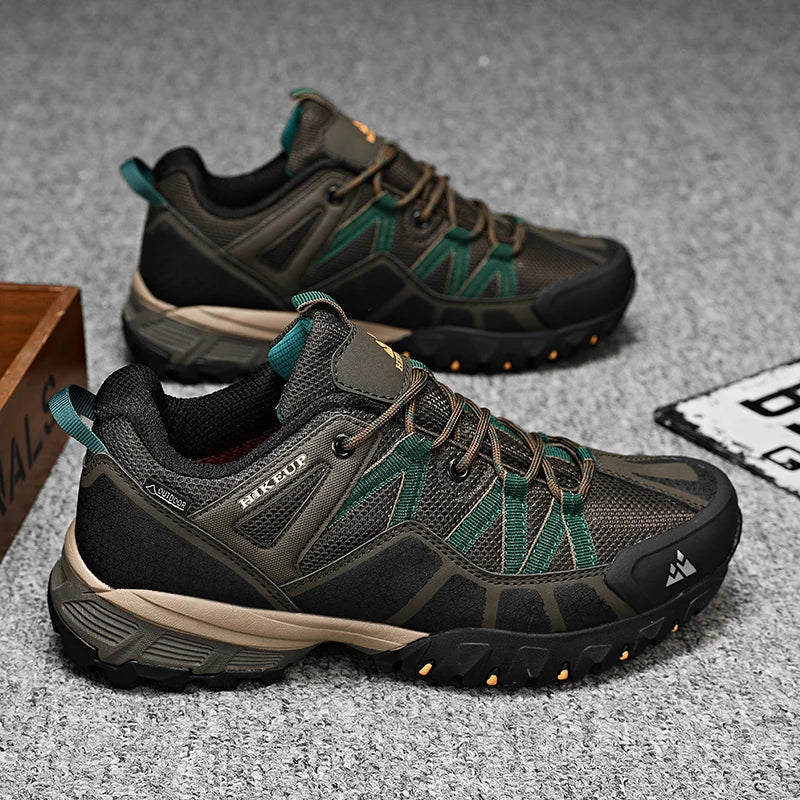 Men's Breathable Cushioning Nonslip Hiking Sneakers