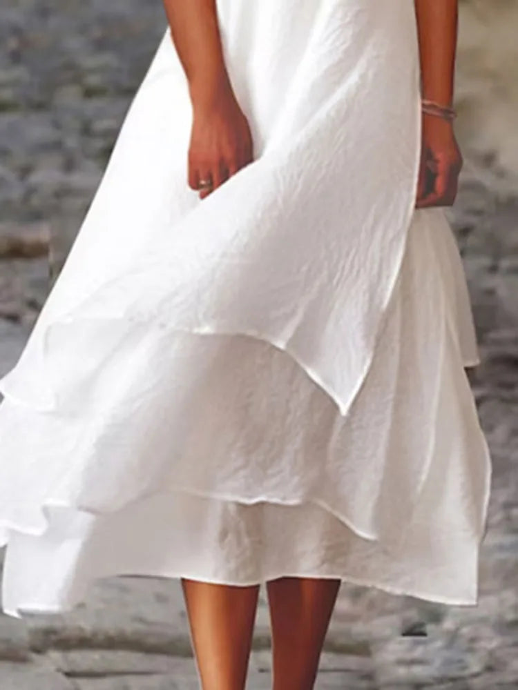Women's Spring Long Irregular Dress