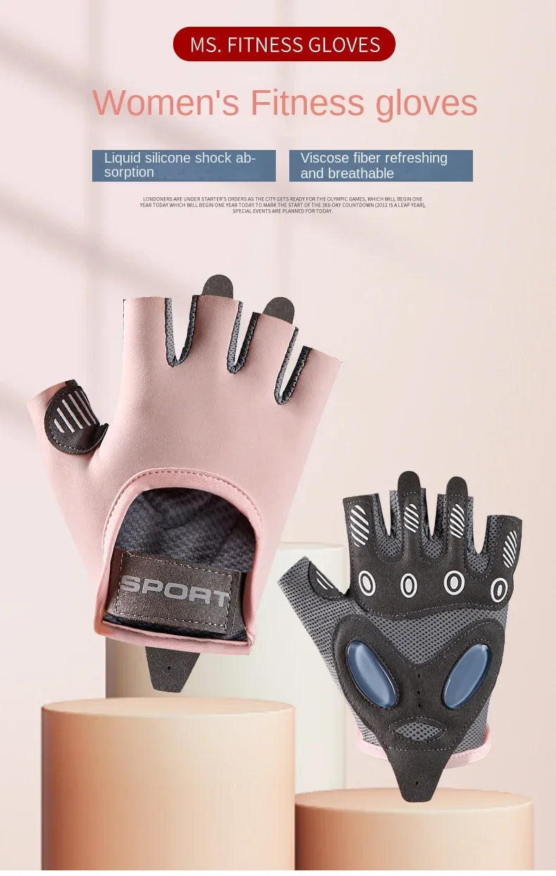 1 Pair Gym Body Building Training Fitness Gloves