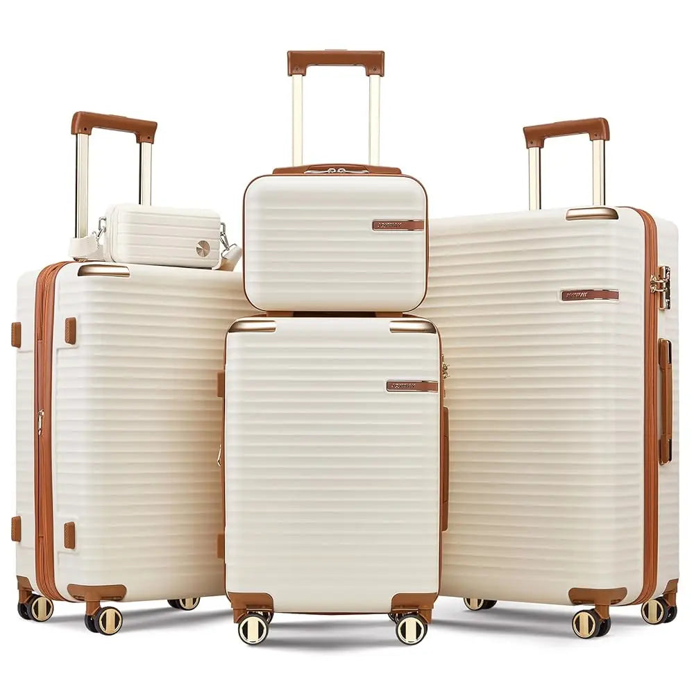 Expandable Luggage Sets 5 Piece