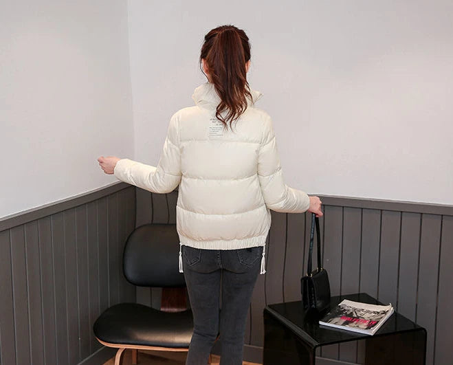 Korean Fashion Parkas Quilted Winter Puffer Coat 2024 Elegant Snow With High Quality Womens Down Jacket Coats Woman Cold Trend
