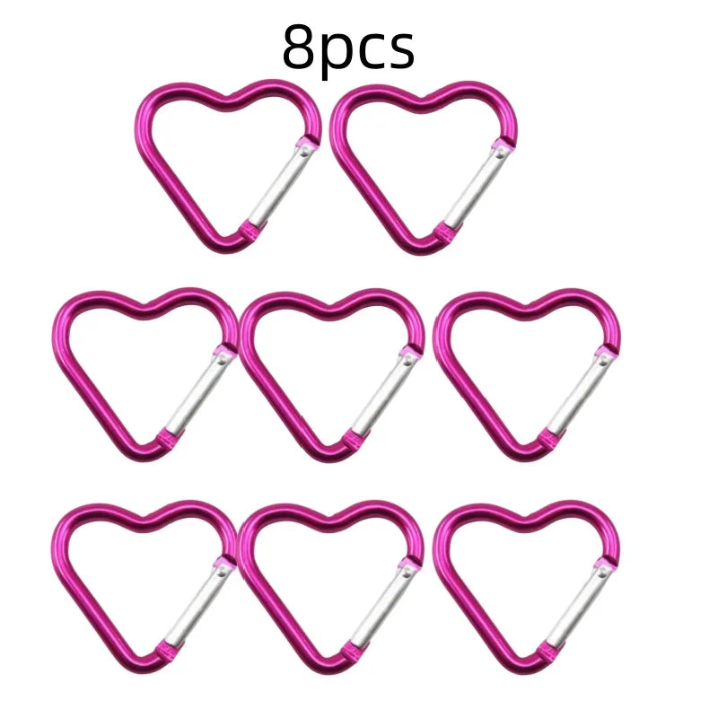 Heart Shape Keychain Clip
