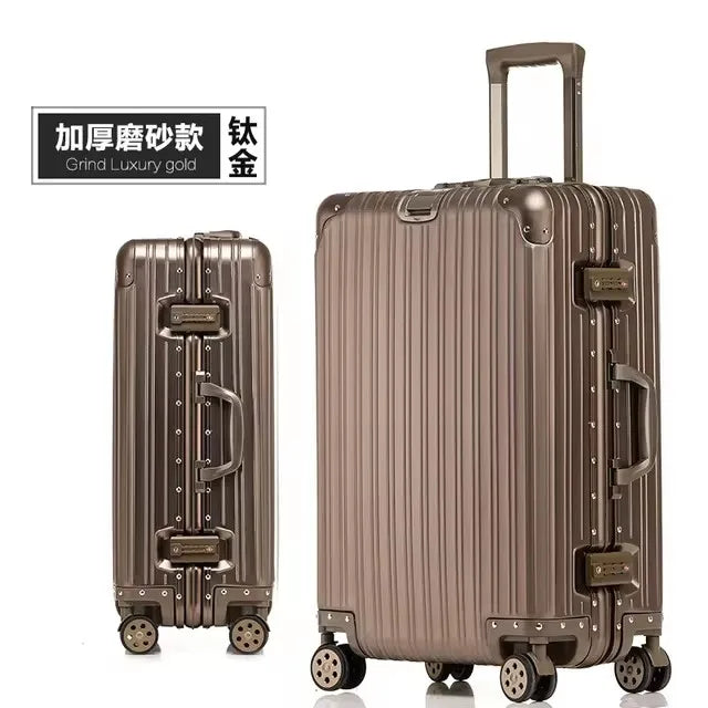 Aluminum-magnesium alloy Travel Suitcase