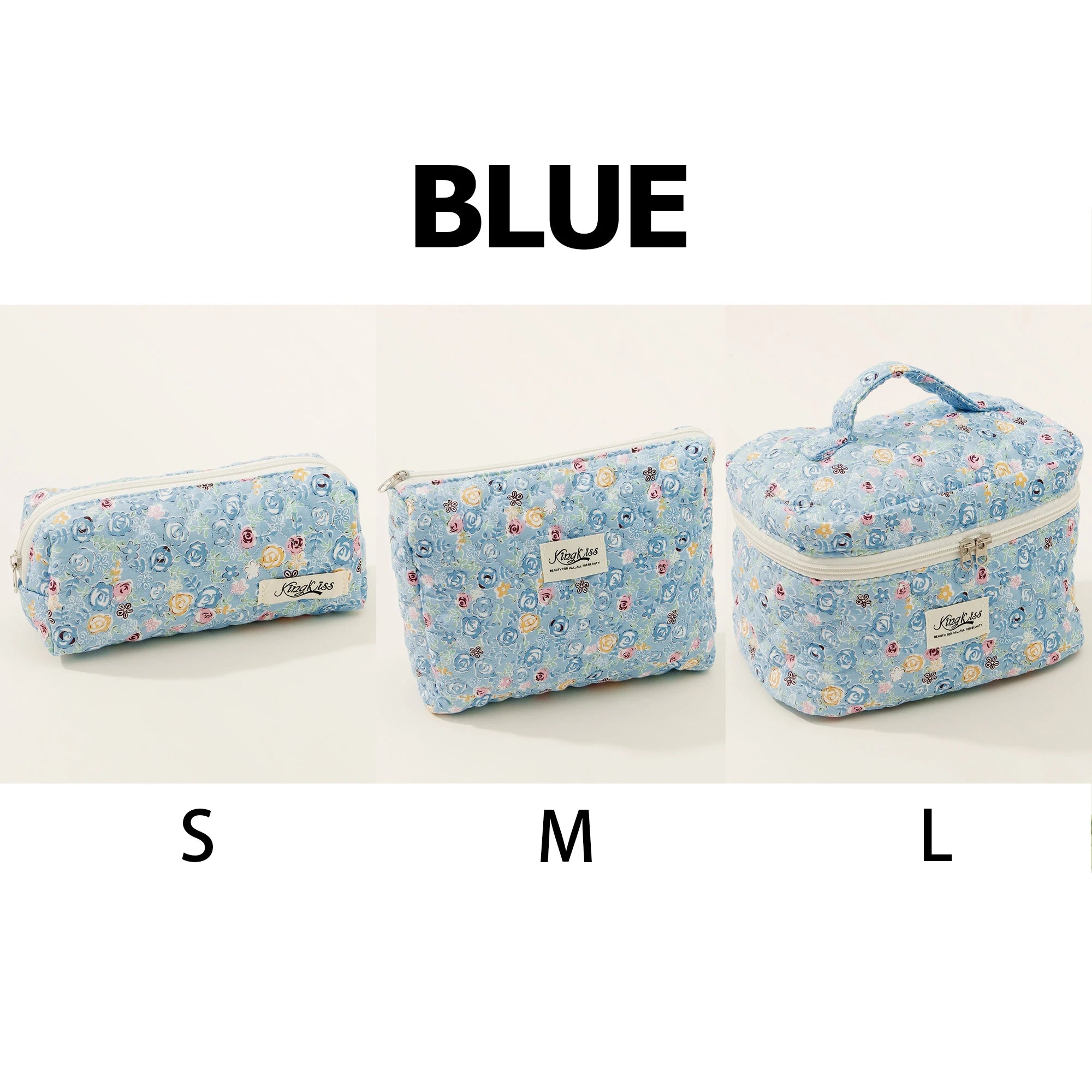 1pcs Quilted Cotton Makeup Bag