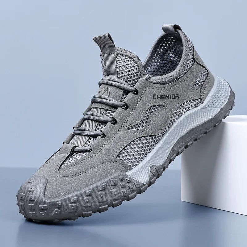 Breathable Hollow Out Mesh Hiking Shoes