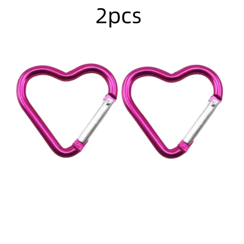 Heart Shape Keychain Clip