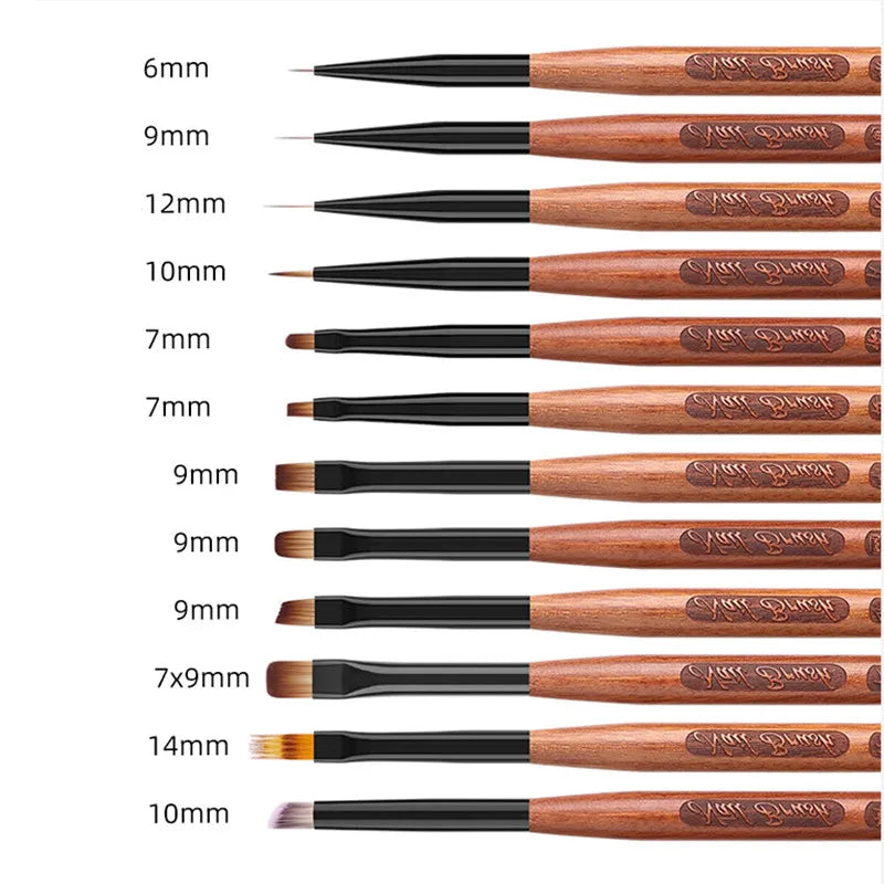 12 Style Nail Art Brushes Set