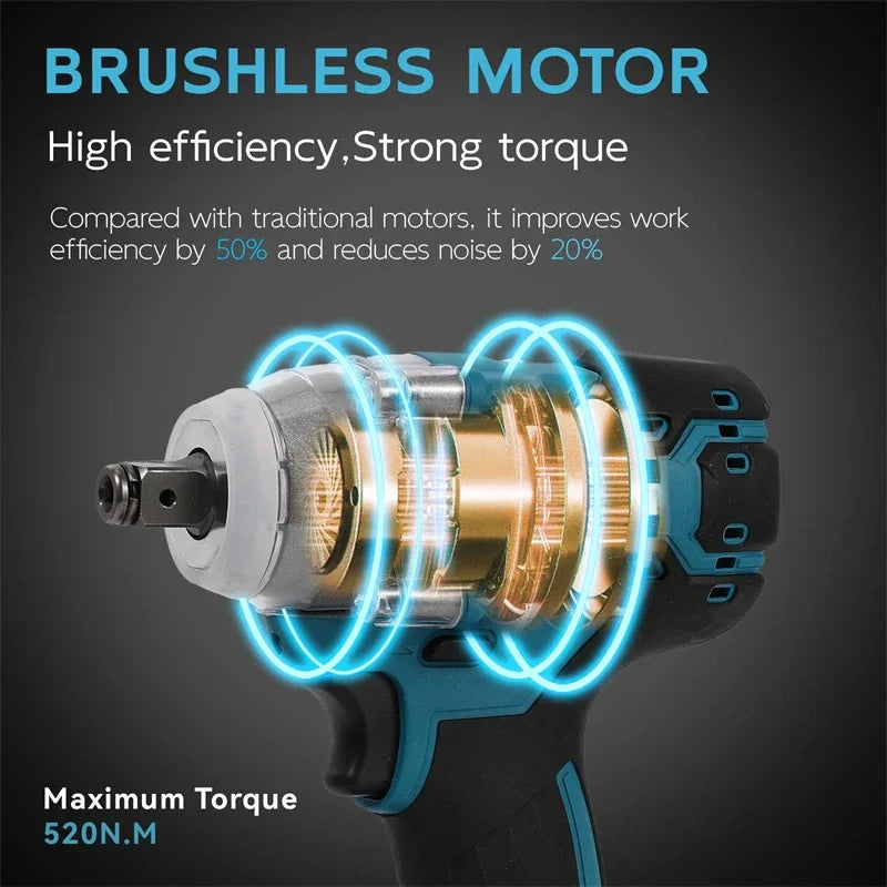 Brushless electric impact wrench