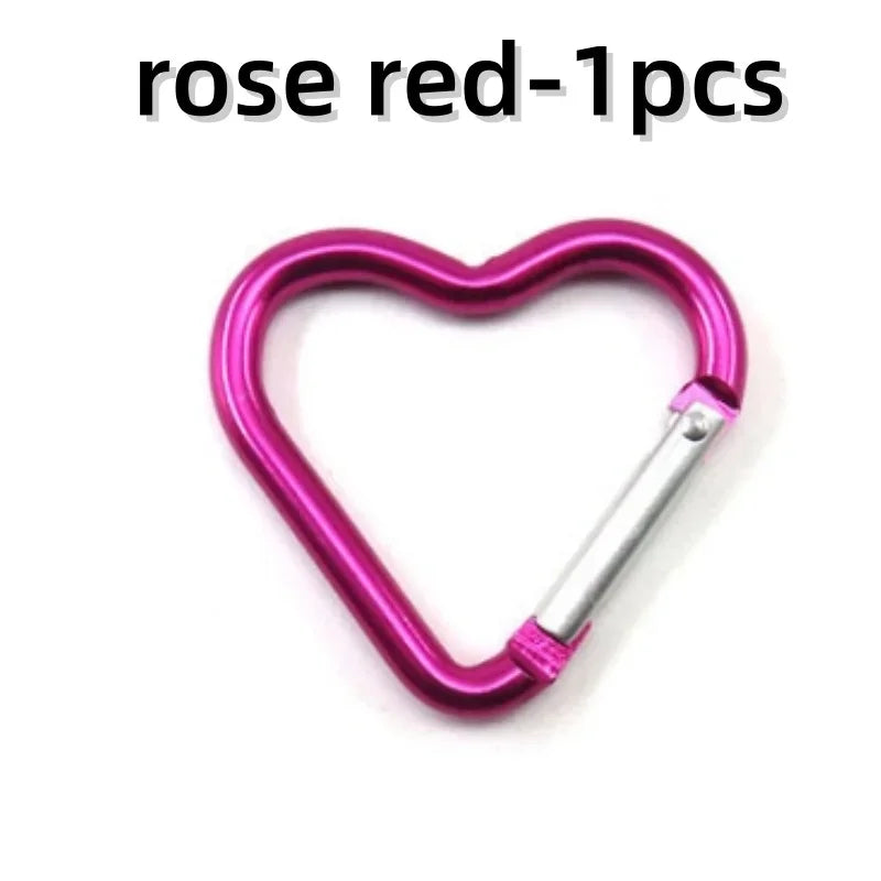 Heart Shape Keychain Clip