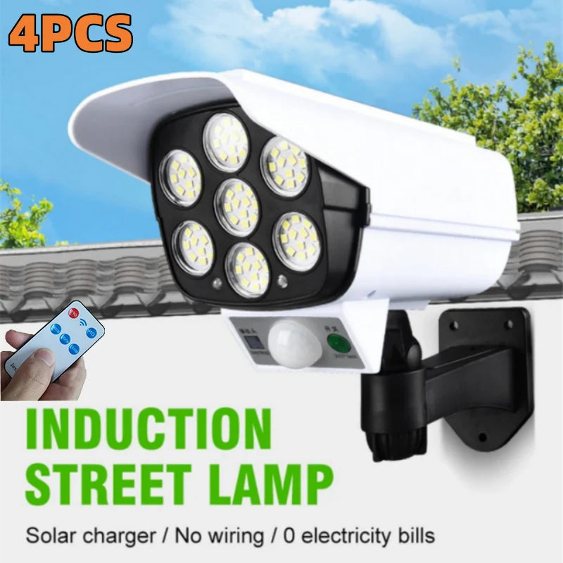 Outdoor With Motion Sensor Remote Controller FloodLights