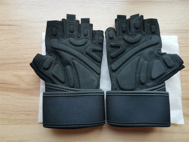 Half Finger Bodybuilding Gym Gloves