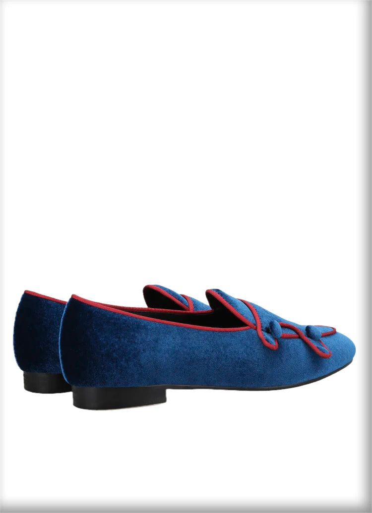 Double Monk Men Velvet Shoes Made Adult Fashion Dress Moccasins Luxury Designer Brand Men Loafers Plus-Size