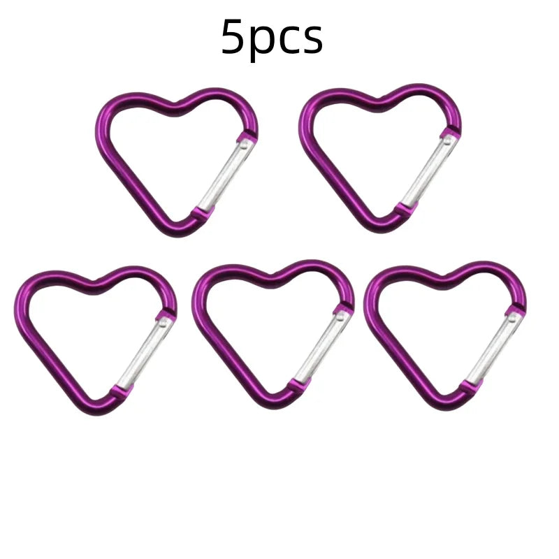 Heart Shape Keychain Clip