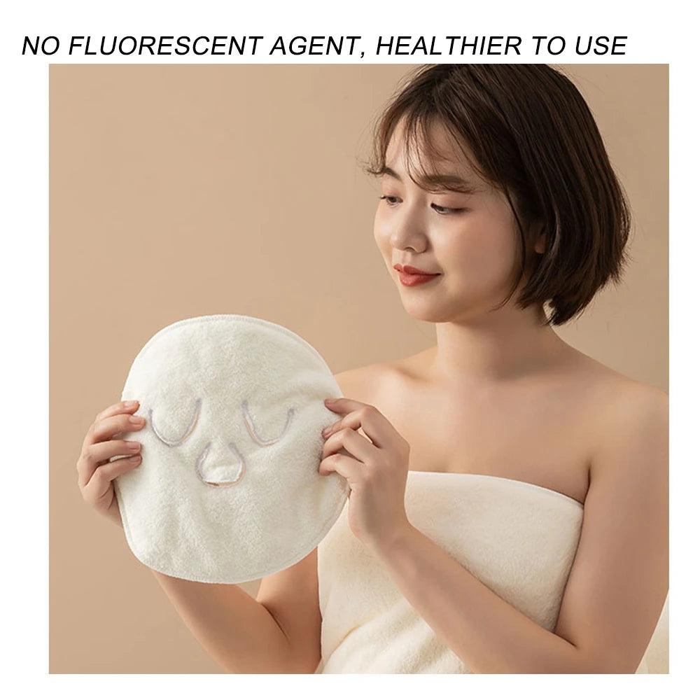 1Pcs Cotton Hot Compress Face Towel