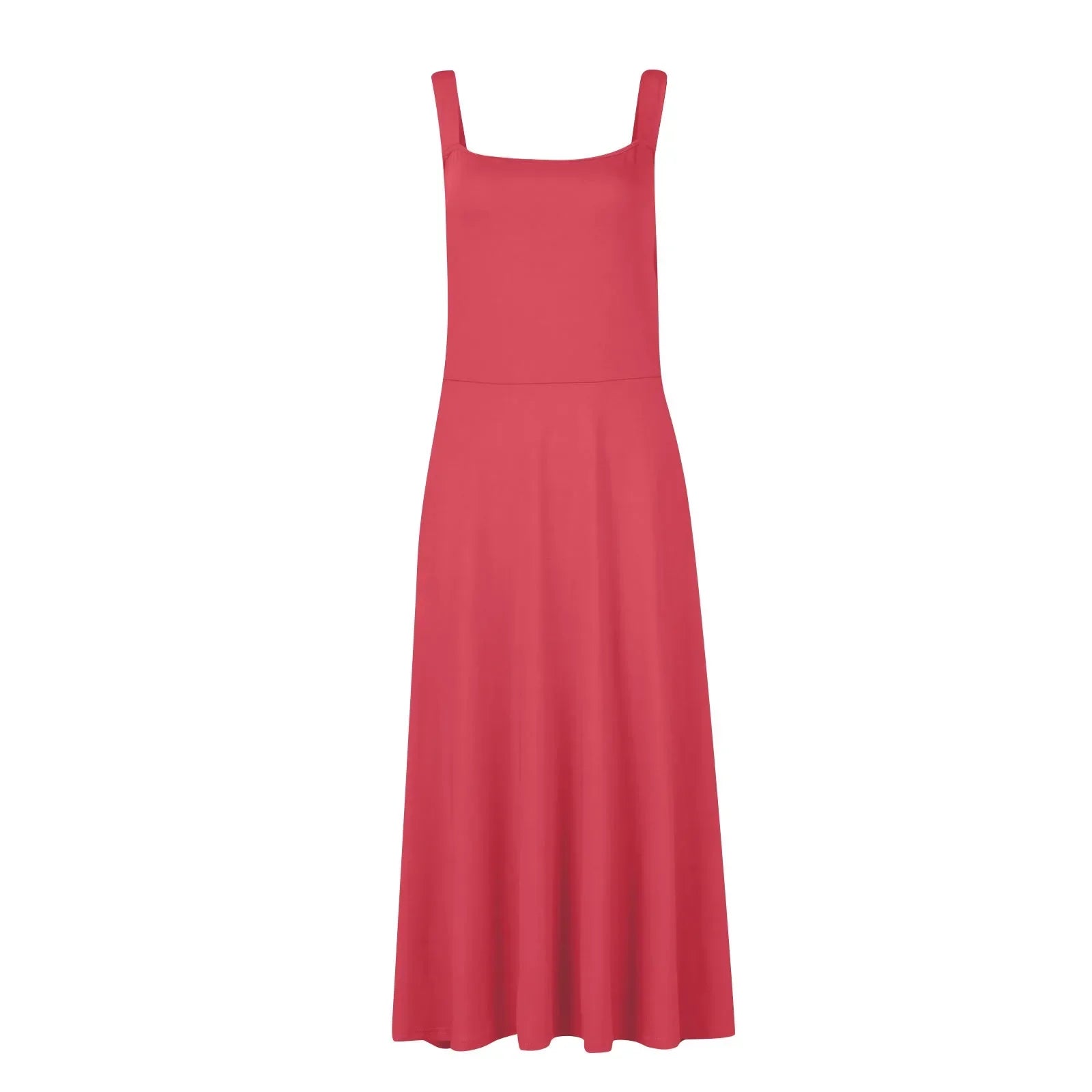 Women's Sleeveless Square Neck Back Lace Dress