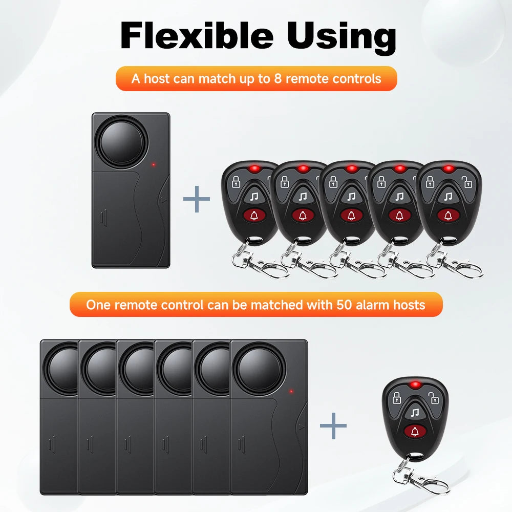 Wireless Vibration Bike Alarm
