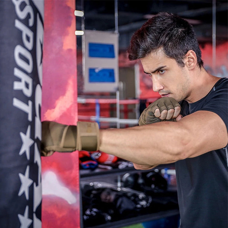 Half Finger Bodybuilding Gym Gloves