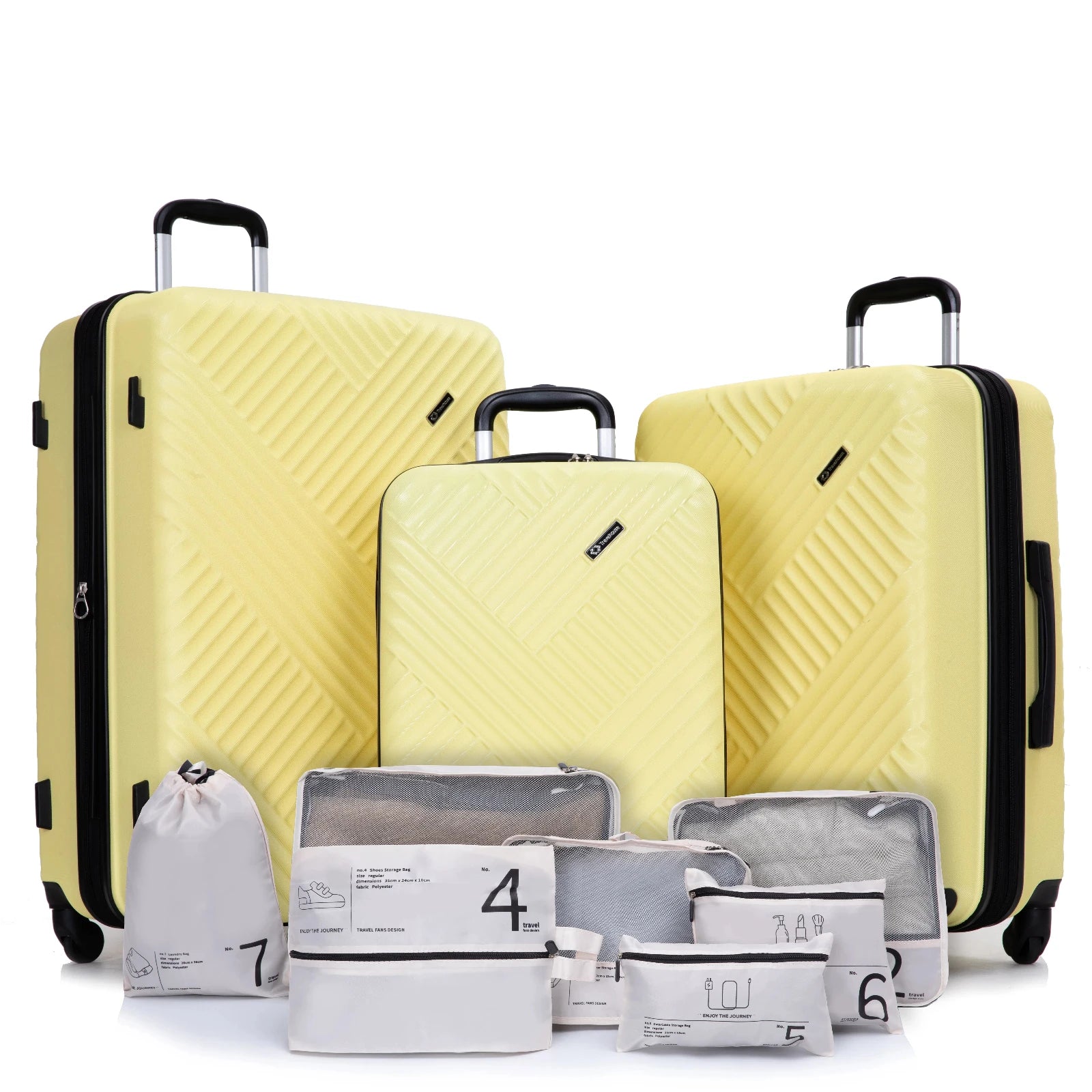 Luggage 3 Piece Suitcase Set