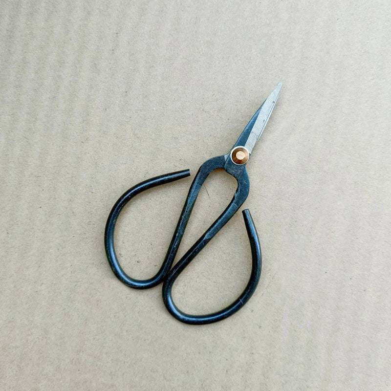 Classical style iron forging flange scissors