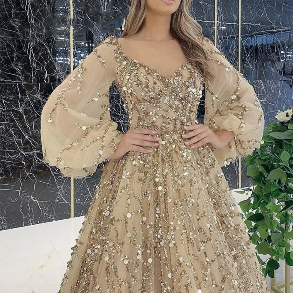Women's French Vintage Evening Dress