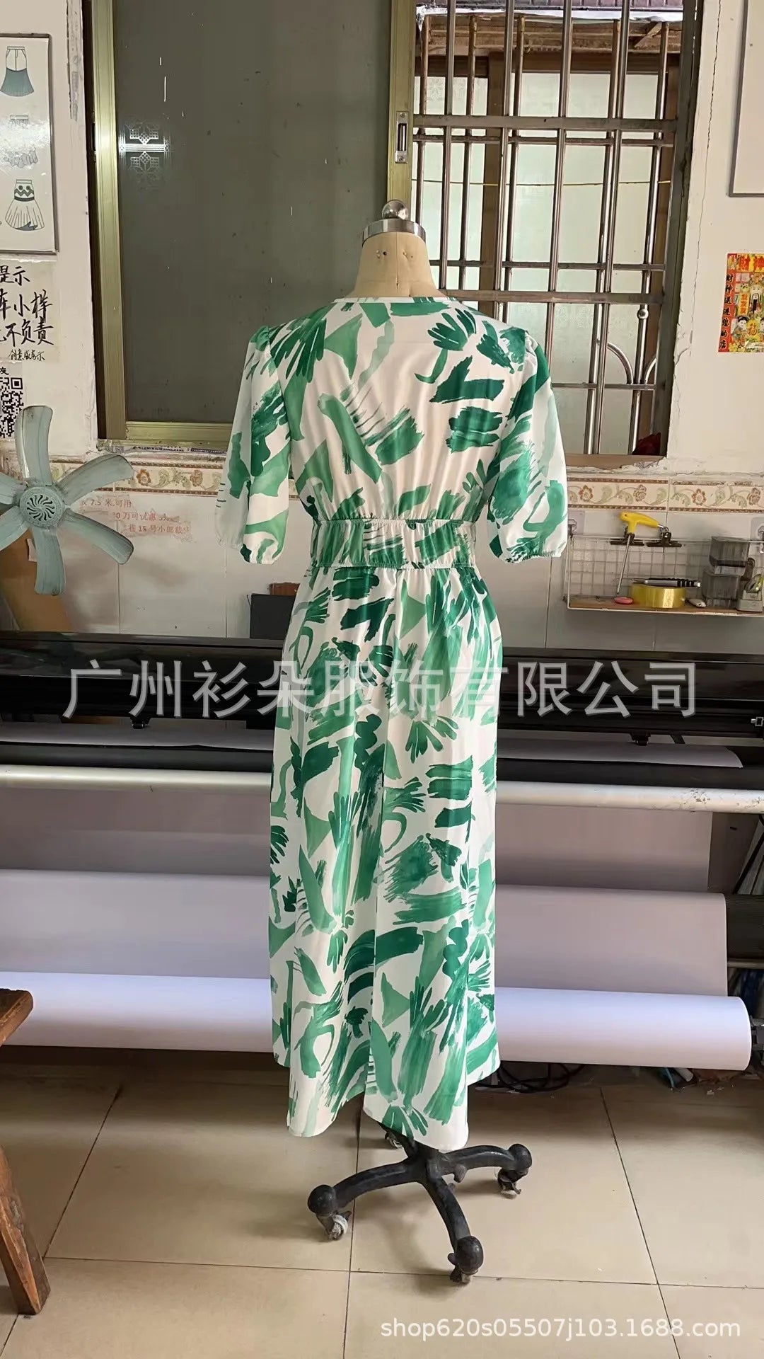 Women's Spring Floral Print Dress