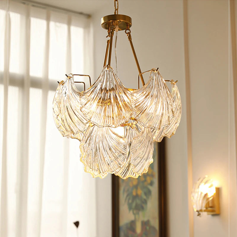 France Retro Pendant Crystal Chandelier