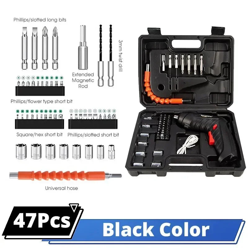 Electric Drill Cordless Power Tools Set