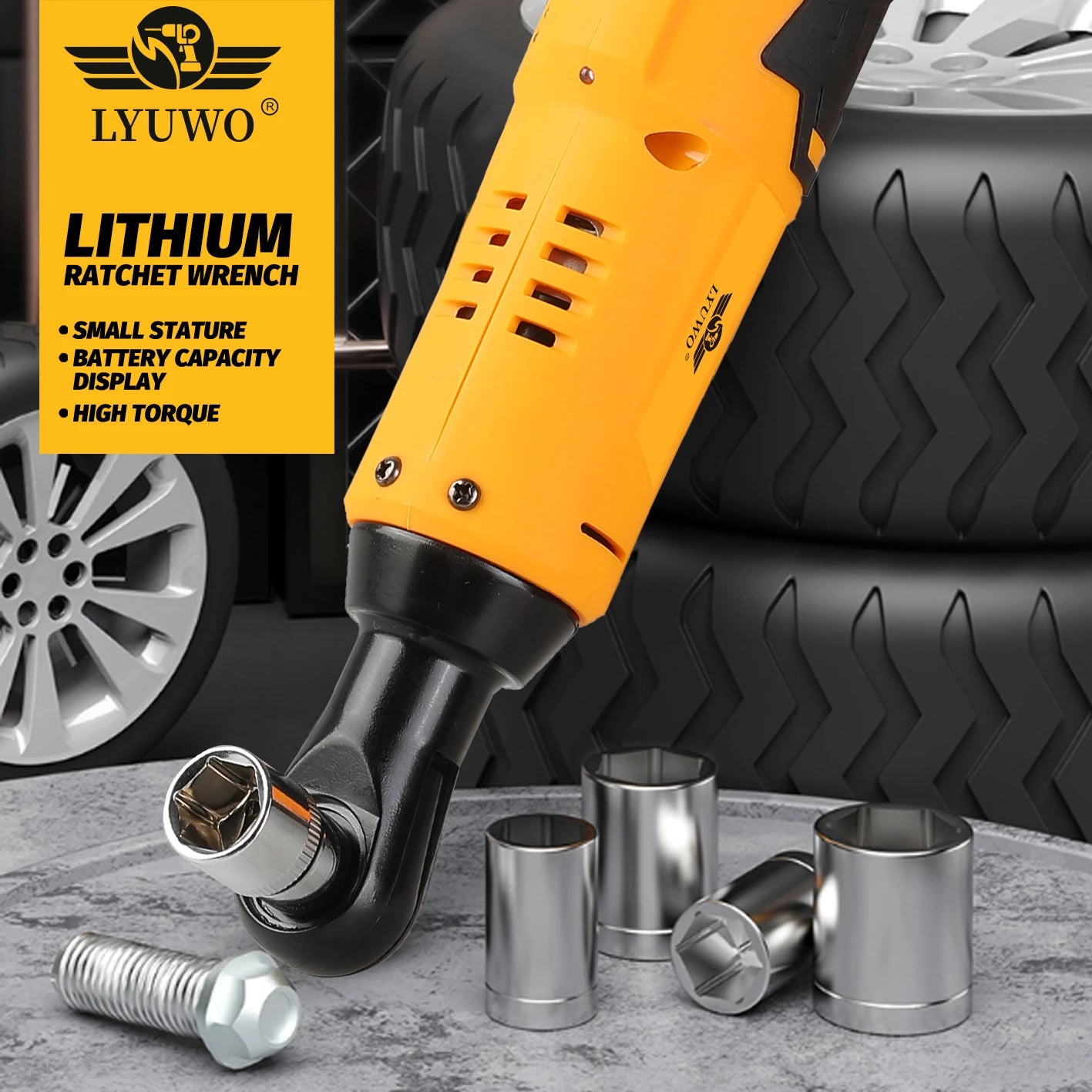 Rechargeable Electric Ratchet Set