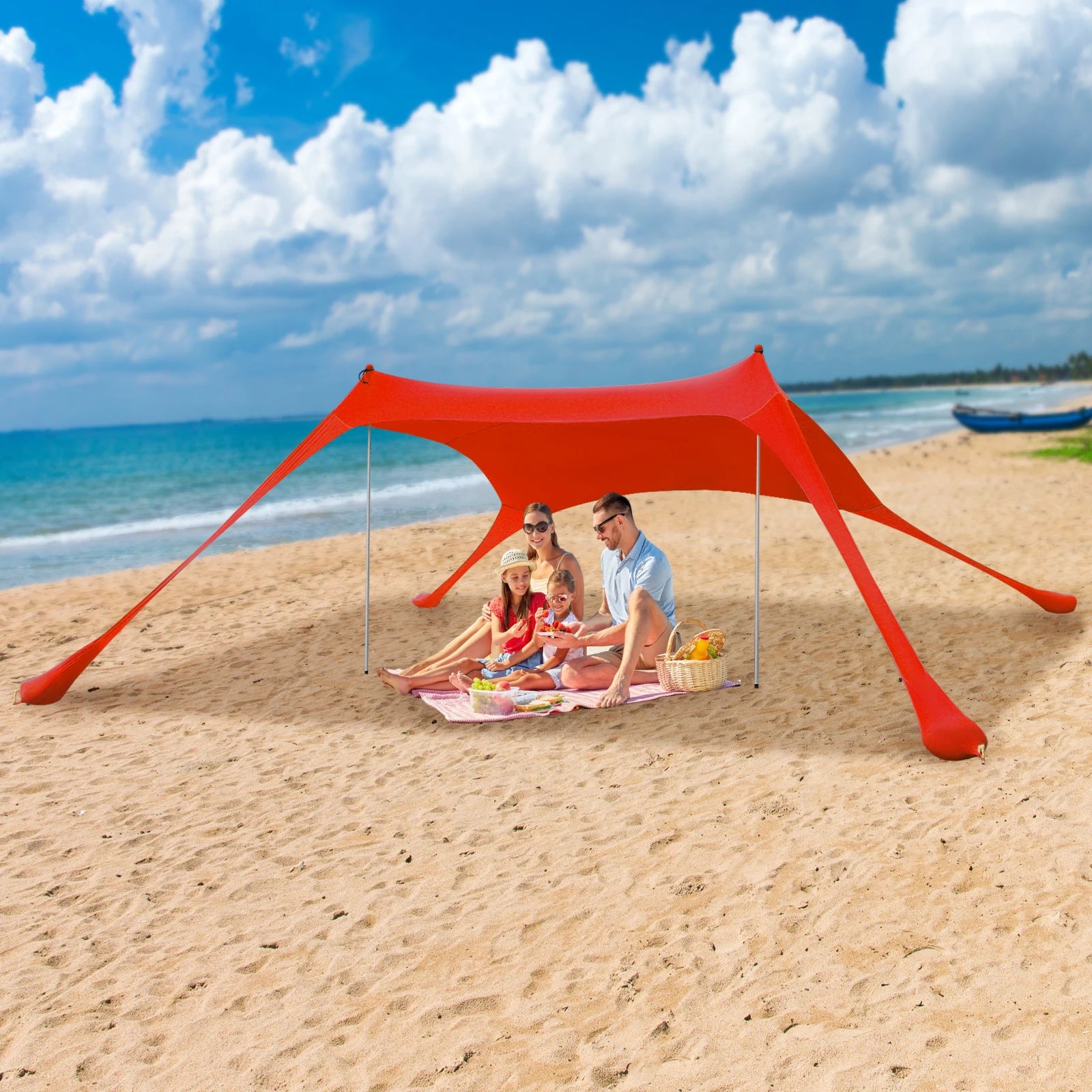 Outdoor Windproof Beach Tent