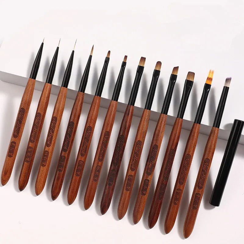 12 Style Nail Art Brushes Set