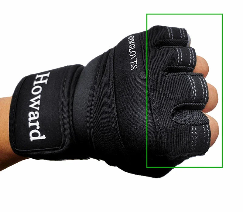 Half Finger Bodybuilding Gym Gloves