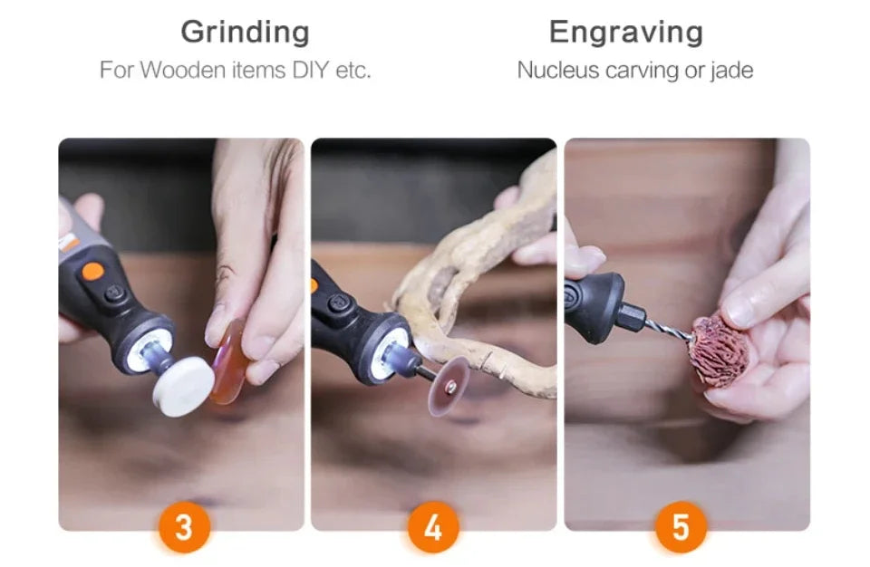 Cordless Mini Engraving Drill Set