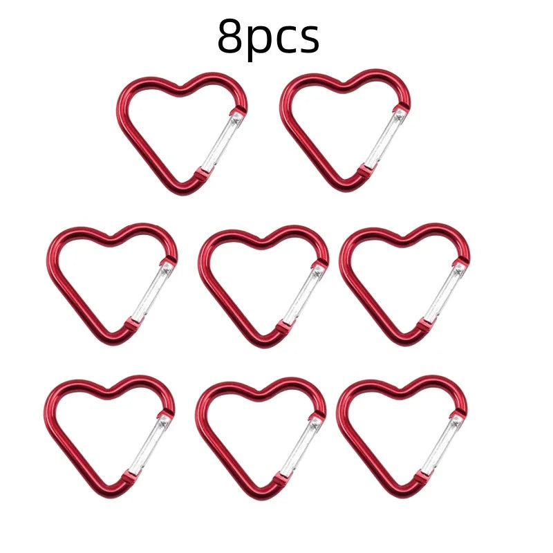 Heart Shape Keychain Clip