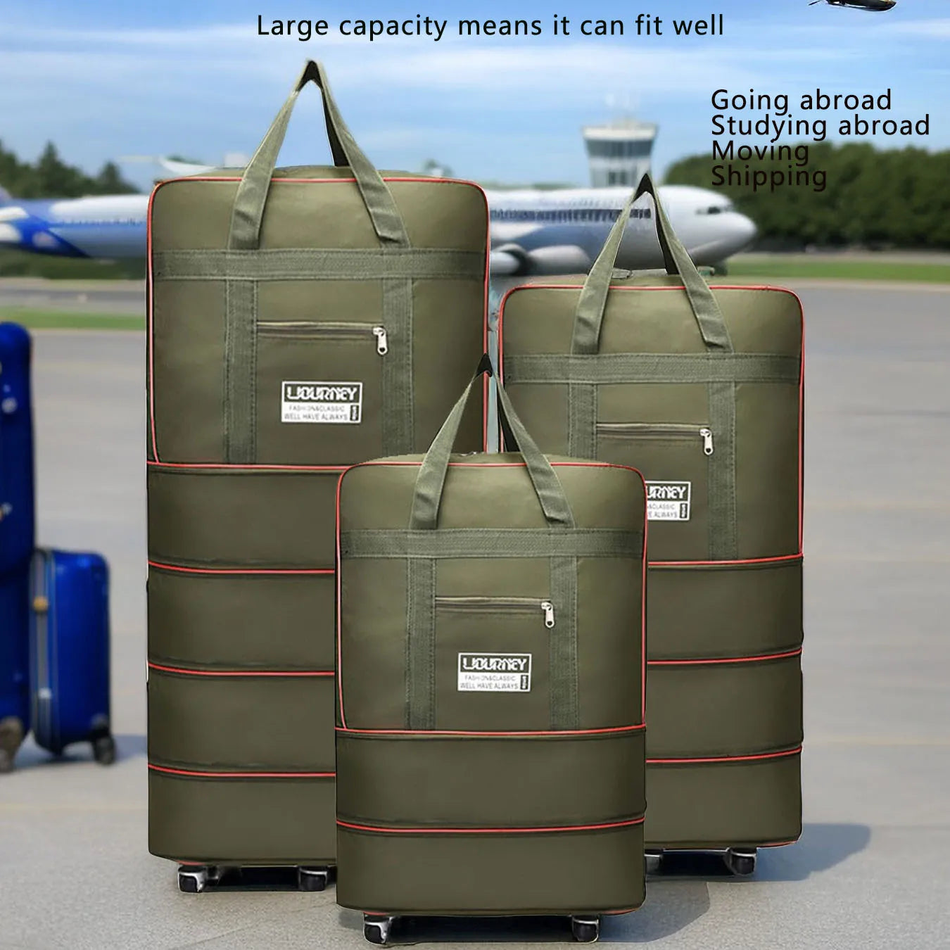 Folding travel bag