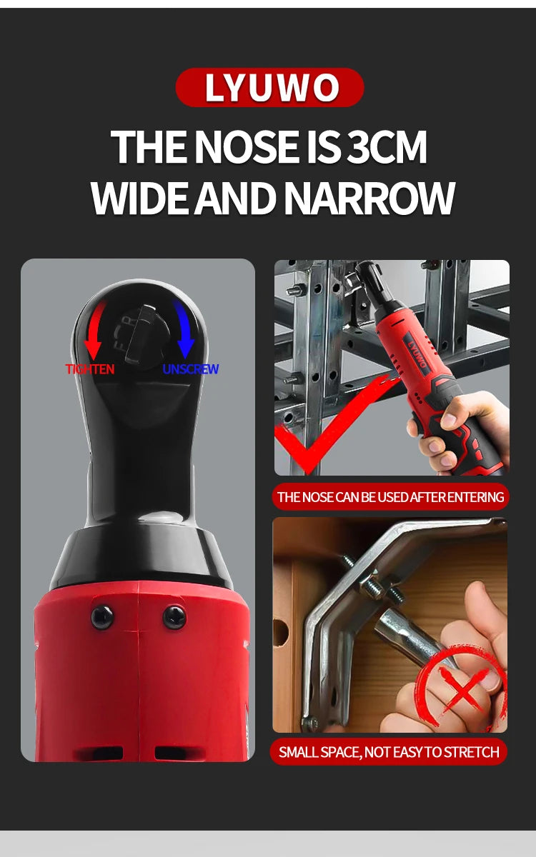 Cordless Right Angle Electric Wrench