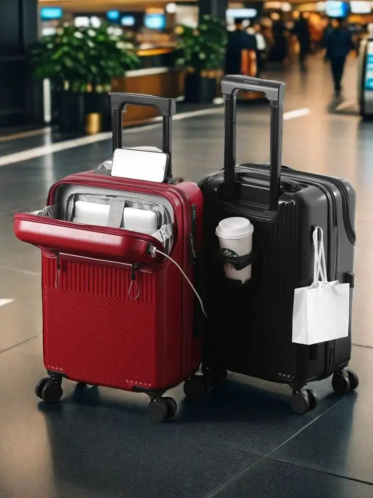 1 piece combination lock carry-on multi-purpose travel luggage