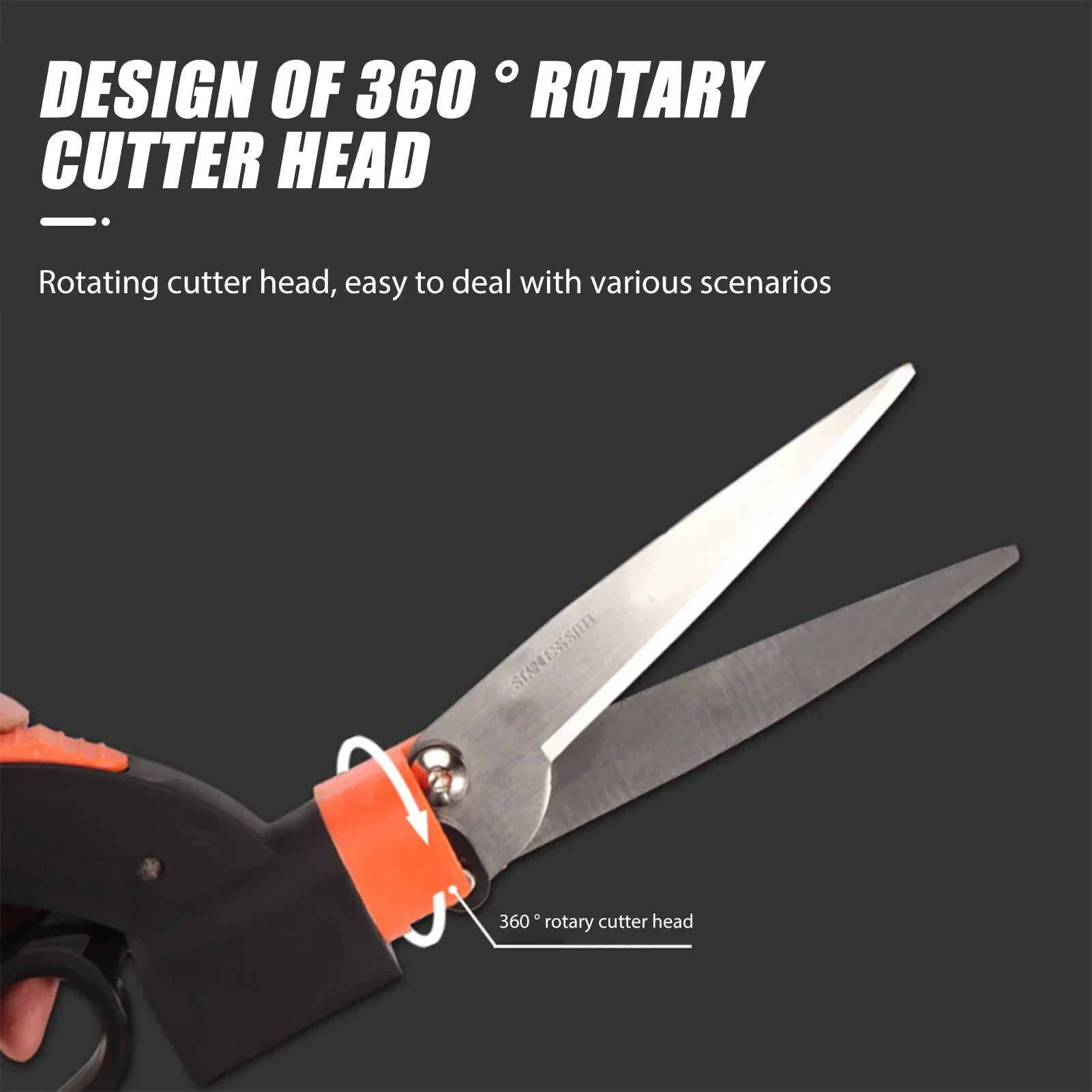 Ergonomic Grip Garden Scissors