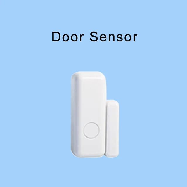 TAIBOAN 433MHz Home Burglar Alarm Host Accessories Wireless Link Smoke Sensor Door Magnetic Water Leak Detector Doorbell RFID