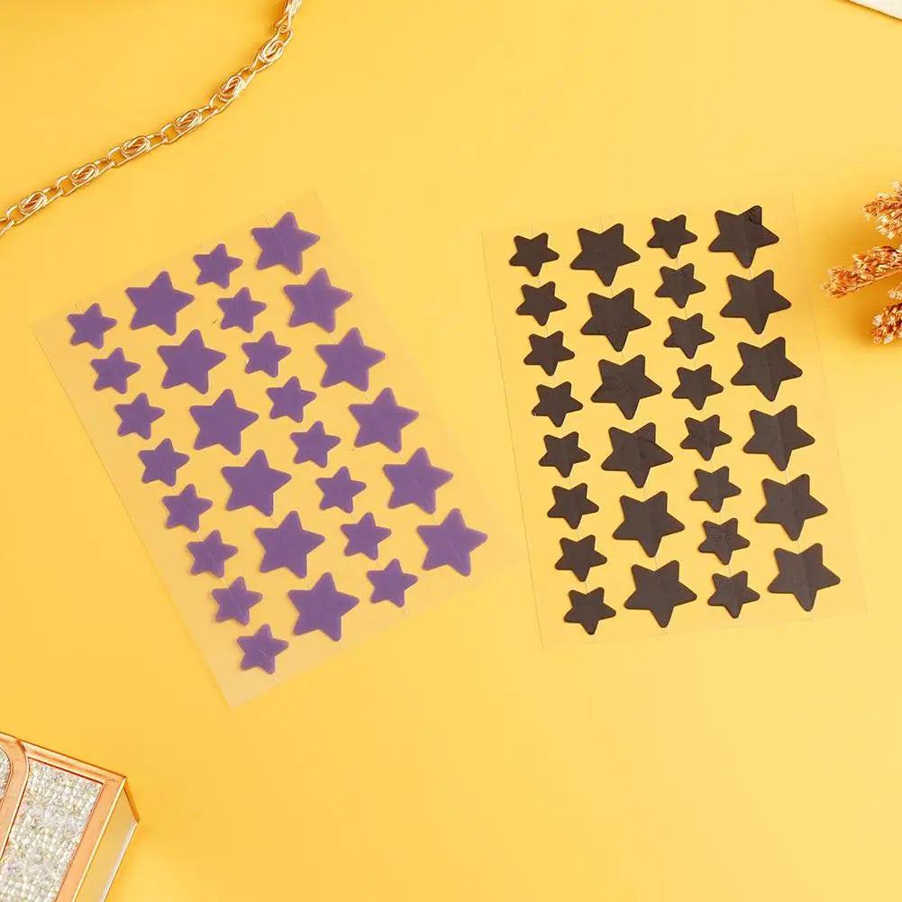 28Pcs Colorful Cute Star Shaped Acne Treatment Sticker
