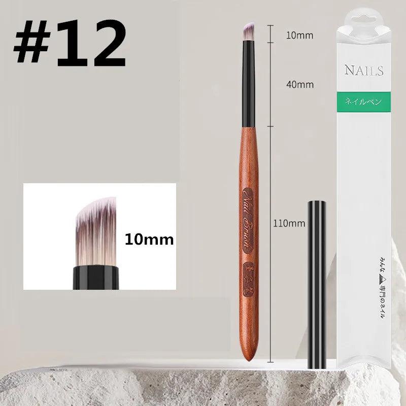 12 Style Nail Art Brushes Set