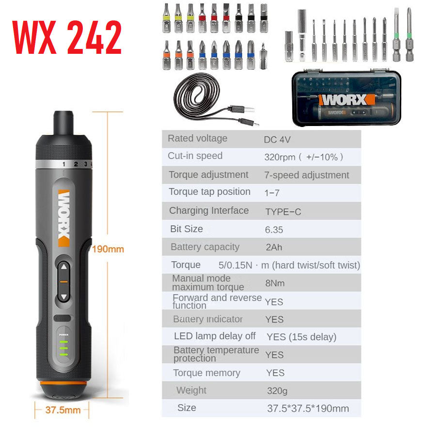 Mini Electrical Screwdriver Set