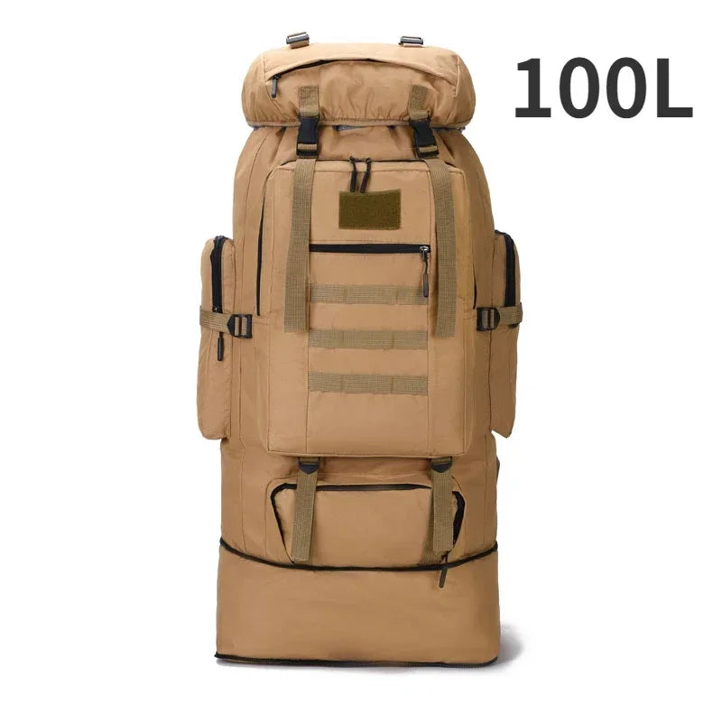 80L/100L Mountaineering Tactical Backpack
