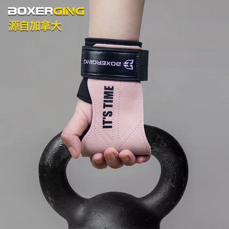 Cowhide Gym Gloves Grips
