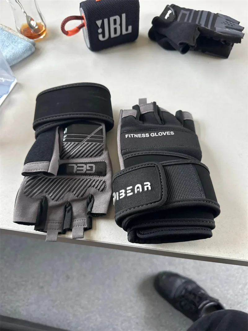 Half Finger Bodybuilding Gym Gloves