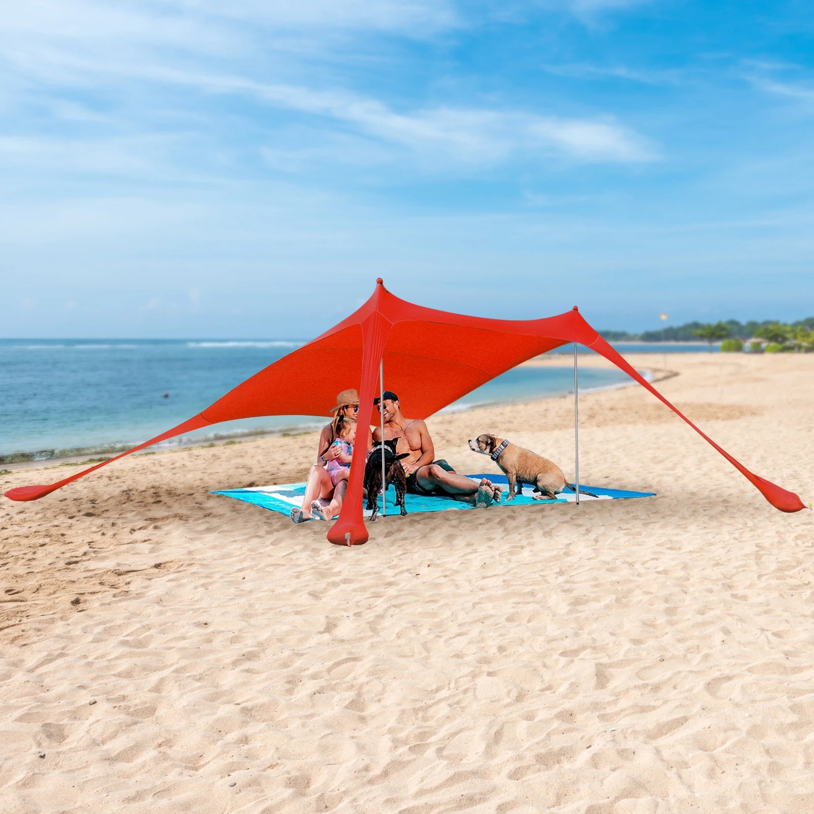 Outdoor Windproof Beach Tent