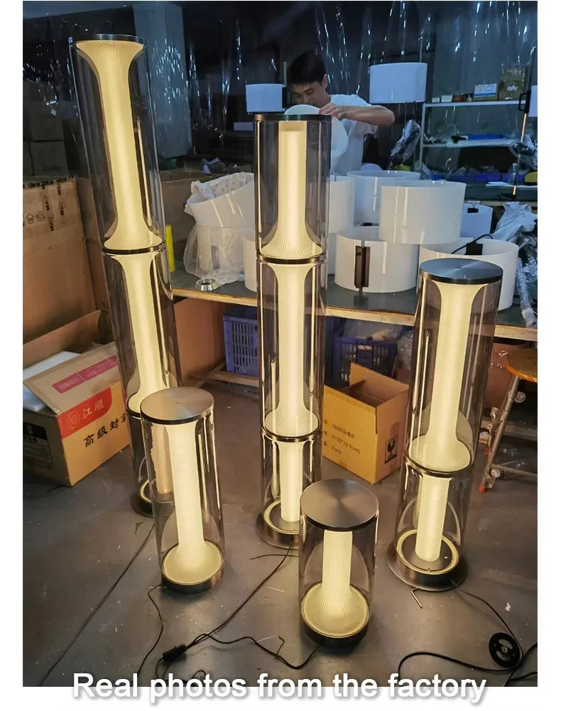 Glass Floor Lamp